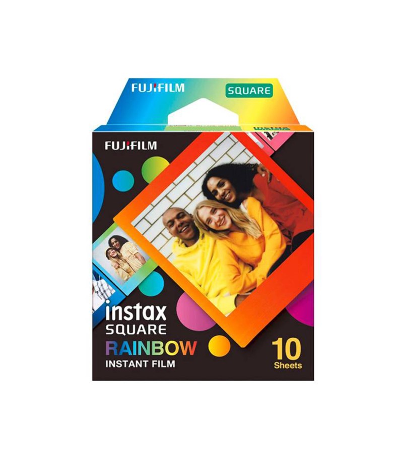 Pack de pelicula Fujifilm Instax Square Rainbow