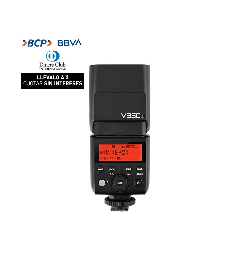 Speedlite Godox V350 para Fujifilm