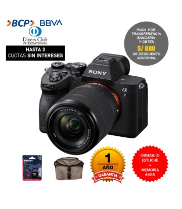 Camara Sony a7 IV + Lente...