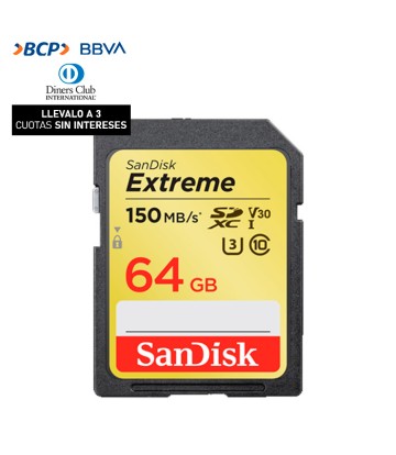 Memoria SD Sandisk 64GB -...