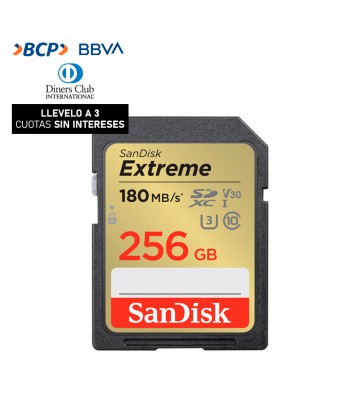 Memoria SD Sandisk 256GB -...