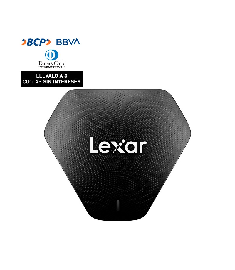 Lectora Lexar Professional USB 3.1 - 3 en 1 (SD, Micro SD, CompactFlash)