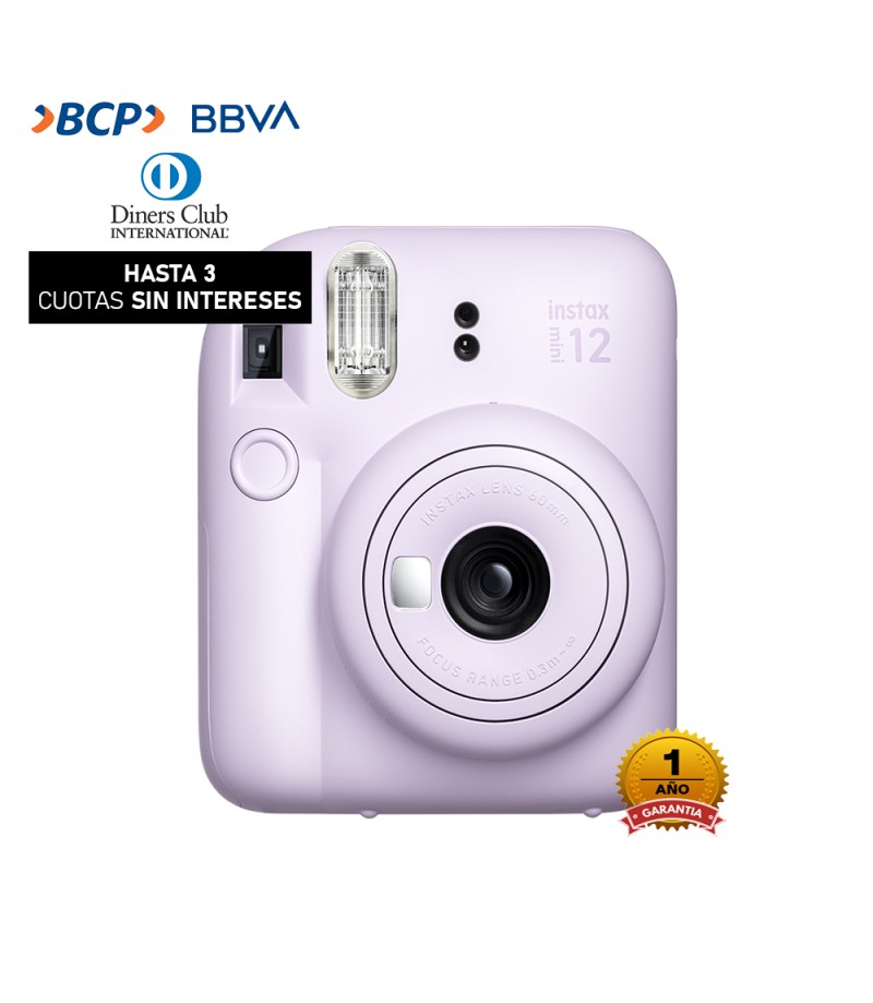 Camara Fujifilm Instax Mini 12 Lila