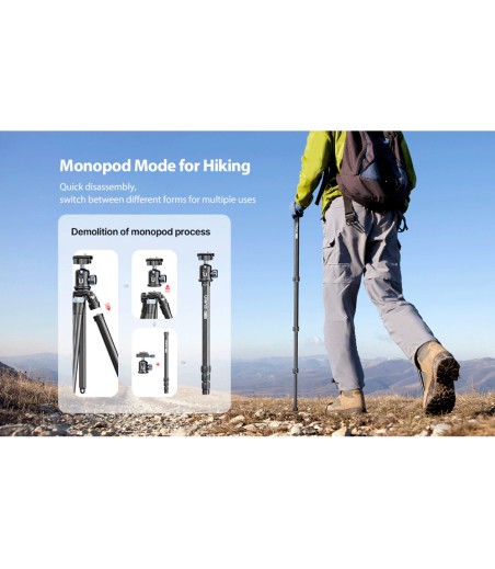 Tripode Ulanzi MT-60 (Fibra de Carbono)