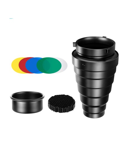 Snoot Neewer c/5 filtros de color