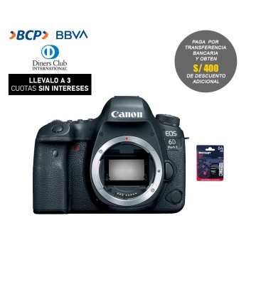 Camara Canon EOS 6D Mark II...