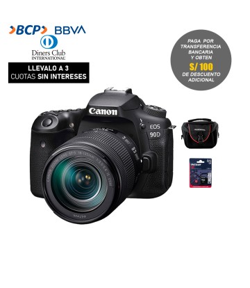 Camara Canon EOS 90D +...