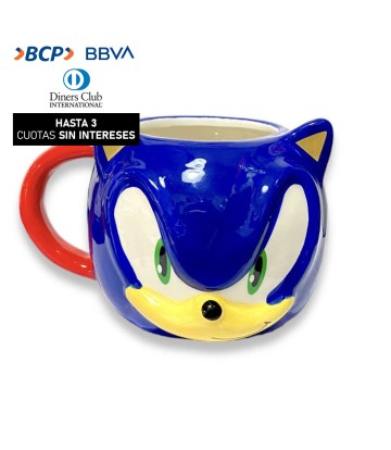 Taza infantil Sonic 3D...