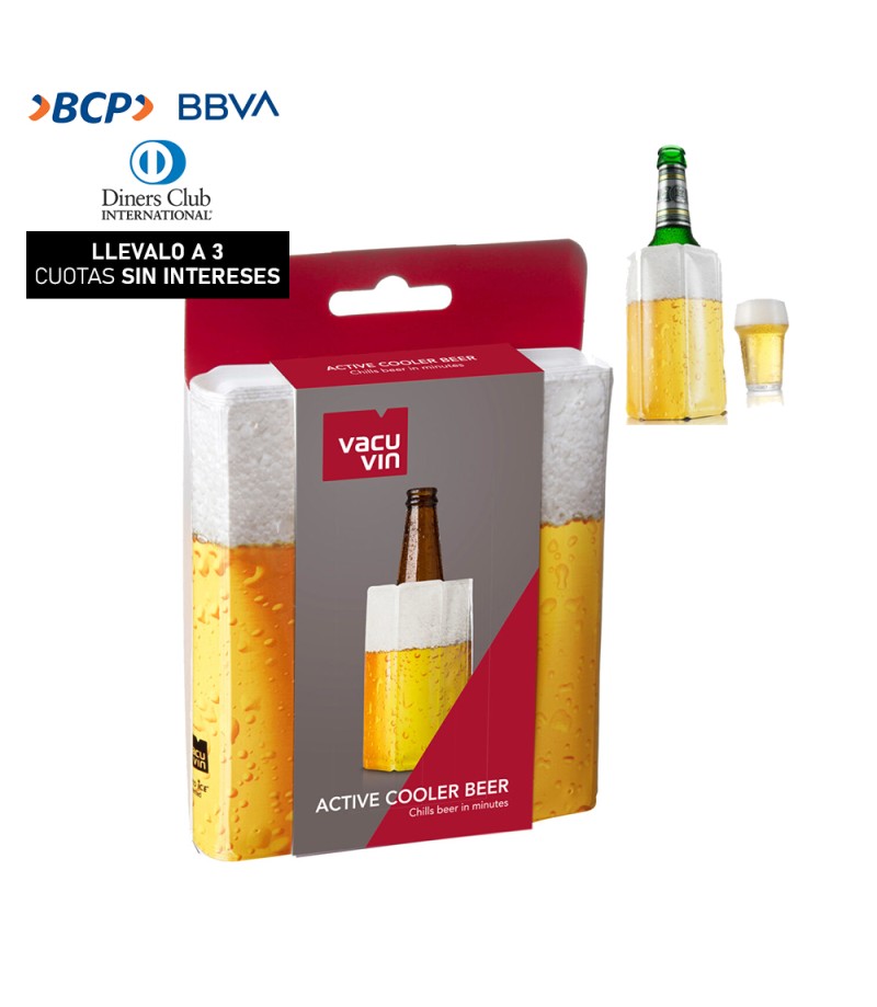 Funda enfriadora de Cerveza Vacu Vin Active Cooler Beer