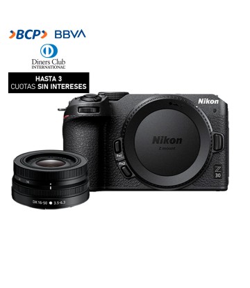 Camara Nikon Z30 Mirroles +...