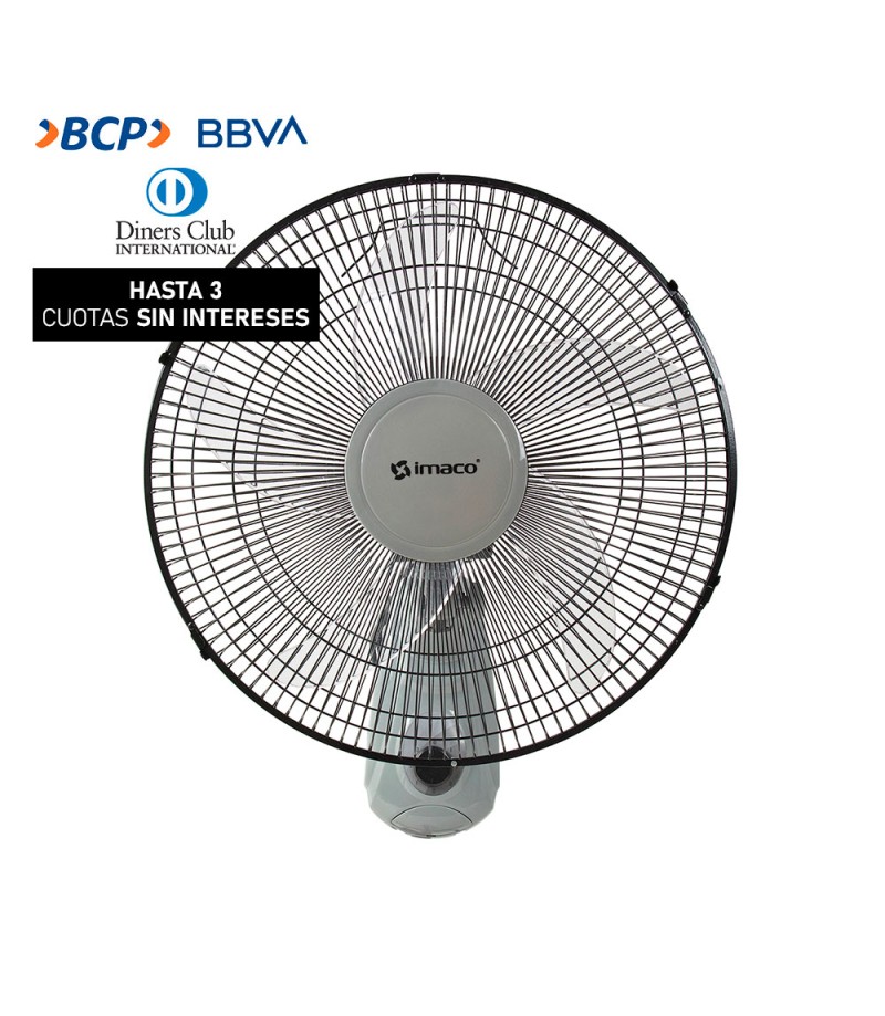 Ventilador de Pared Imaco FW450 16" 45w 3 Vel