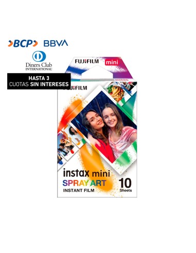 Pack de Pelicla Fujifilm Instax Mini Spray Art