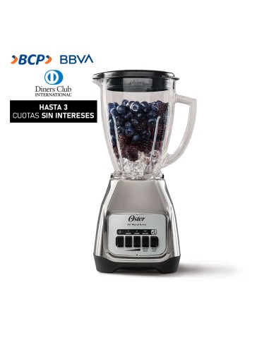 Licuadora Oster BLSTKAGNPB 1.5Lt 800W 2 VEL P.Hielo Silver