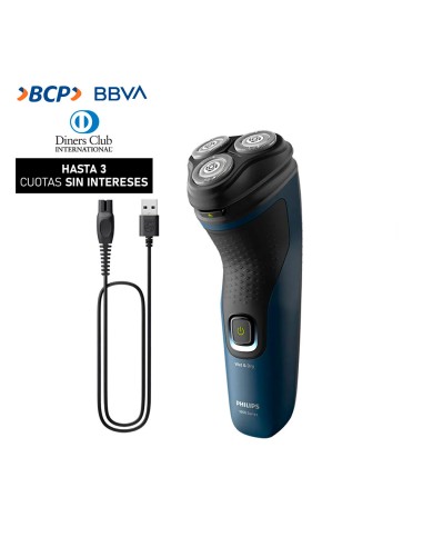 Afeitadora Philips en Seco o Humedo S1151 USB Serie 1000