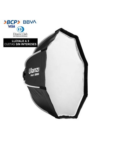 Softbox Octagonal Mini Bowens DS60 60cm - Armado Rapido