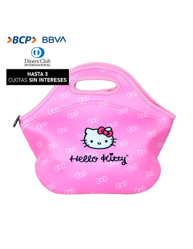 Lonchera Hello Kitty Rosa Neopreno Scool