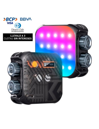 Luz Continua K&F Concept KF34.036 RGB - Magnetico