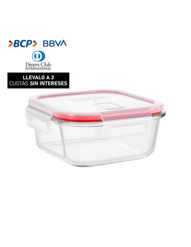 Taper Pyrex 500ml Cuadrado Easy Vent 300085