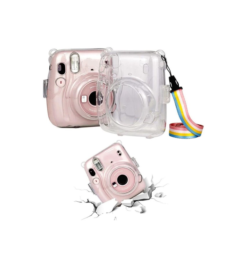Camara Fujifilm Instax Mini11 Rosado Pack pelicula + Estuche Transparente