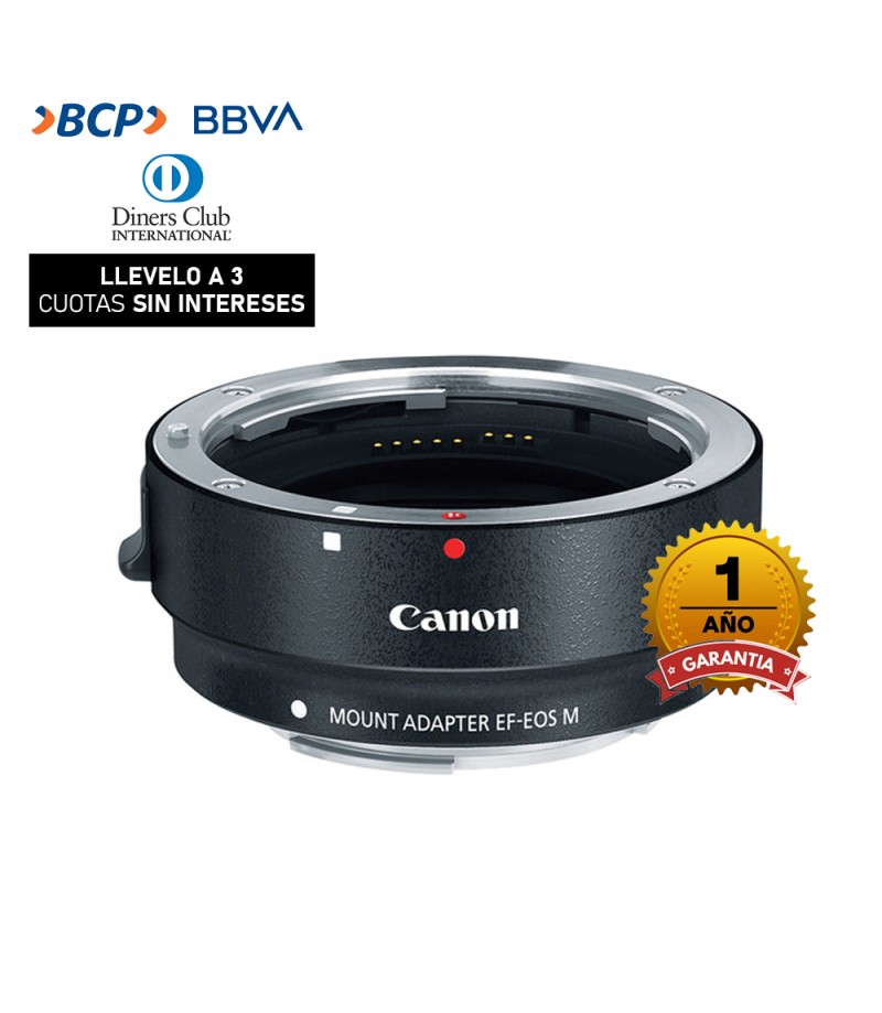 Adaptador Canon Objetivos EF/EF-S en montura Canon M