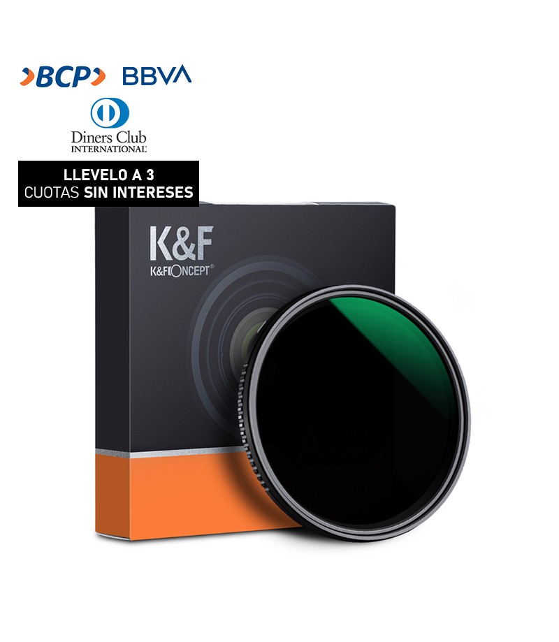 Filtro K&F Concept ND8-ND2000 Super Slim